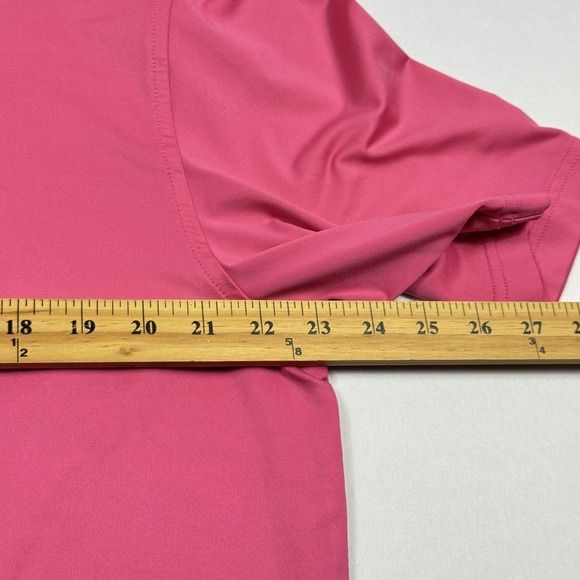 Peter Millar Polo Shirt Mens Large Pink Summer Comfort Golf Performance Stretch - Picture 8 of 11